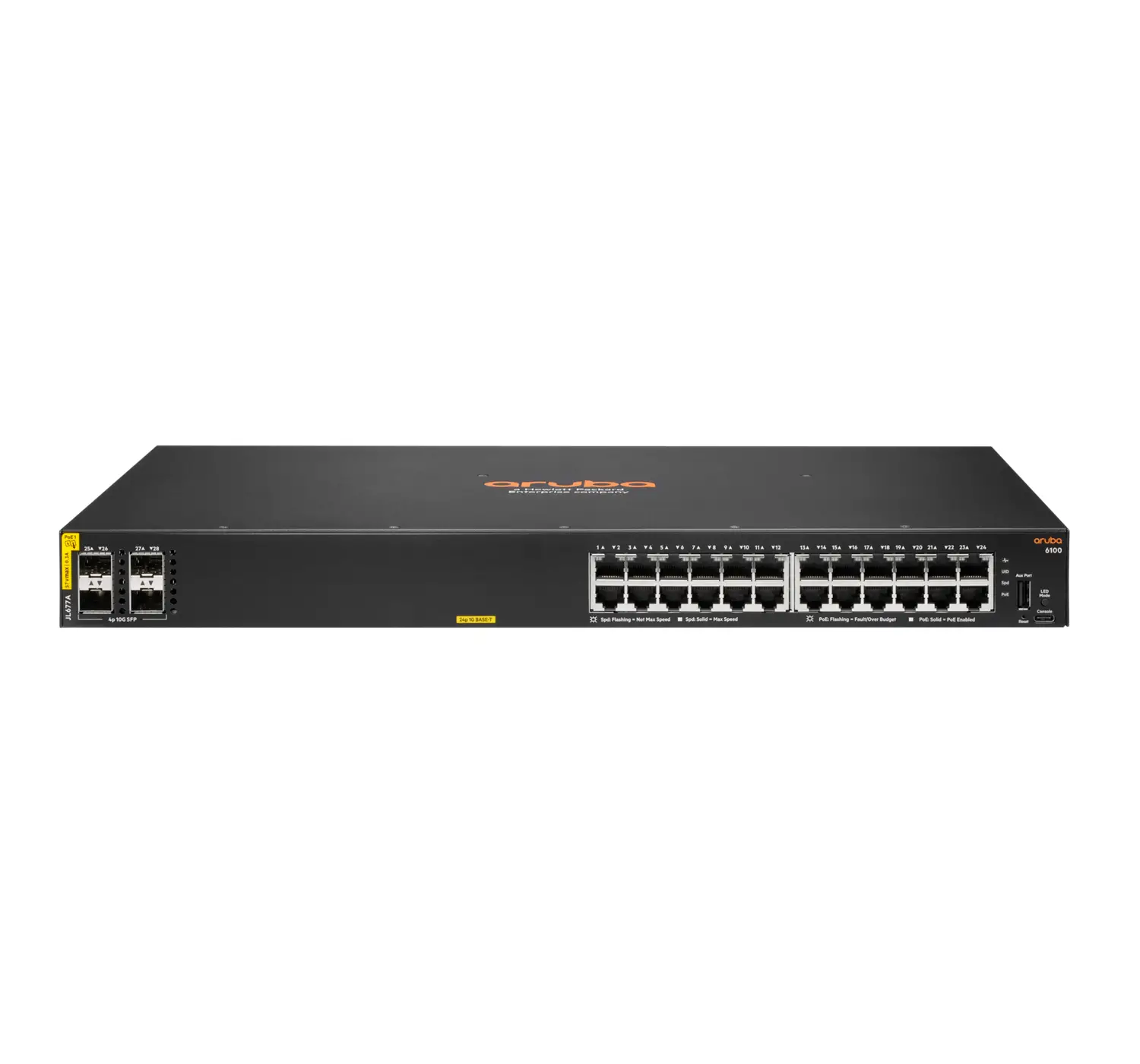 Aruba Networking CX 6100 24G Class4 PoE 4SFP+ 370W Gestionado L3 ..