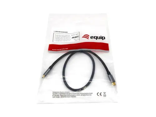 128353 Cable USB 3.2 Gen 2 C a C, M/M, 0,5m, PD100W , 4K/60Hz, 10Gbps, Negro - Imagen 5
