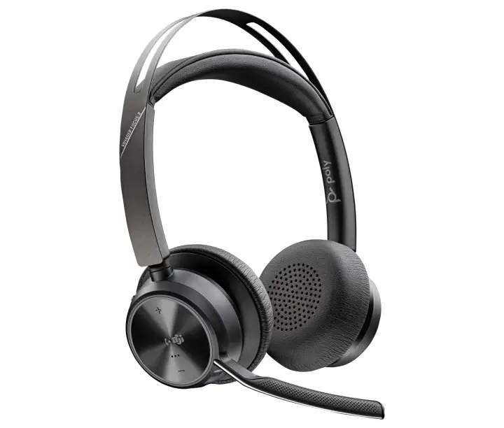 Auriculares Voyager Focus 2 USB-C-C con certificación Microsoft Teams + adaptador USB-C/A