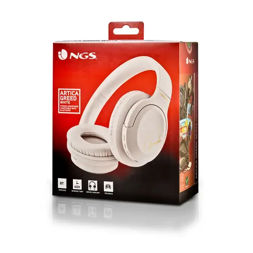 ARTICA GREED Auriculares Inalámbrico y alámbrico Diadema Llamadas/Música USB Tipo C Bluetooth Blanco - Imagen 10