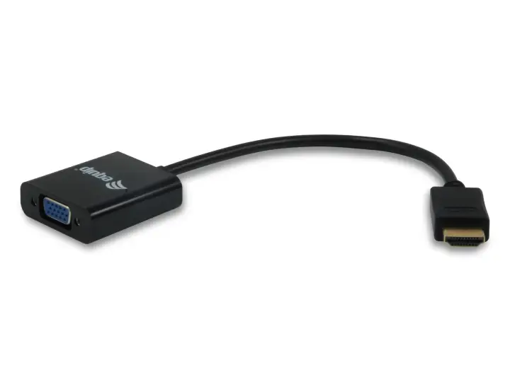 11903607 adaptador de cable de vídeo HDMI tipo A (Estándar) VGA (D-Sub) Negro