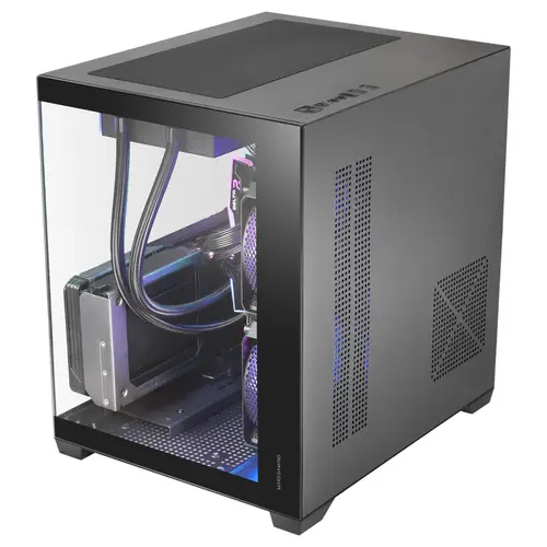 MCVIEW3 carcasa de ordenador Mini Tower Negro - Imagen 4