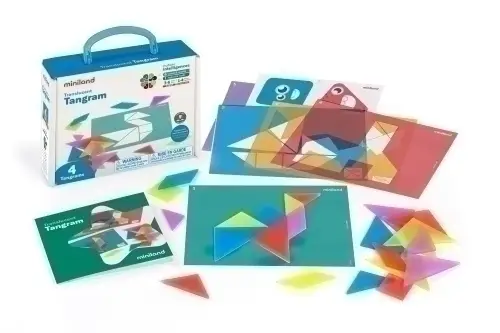 JUEGO ED.MINILAND TRANSLUCENT TANGRAM