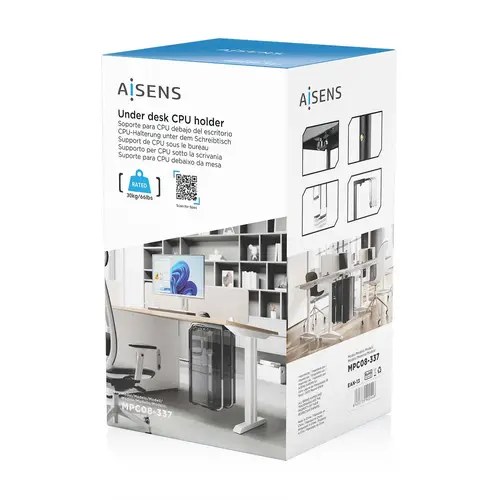 Soporte Altura Personalizable Para Cpu Por Debajo De Escritorio - Imagen 7