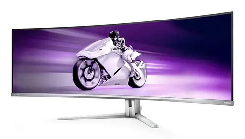 Evnia 8000 49M2C8900L/00 pantalla para PC 124,2 cm (48.9") 5120 x 1440 Pixeles Dual QHD QD-OLED Blanco - Imagen 10