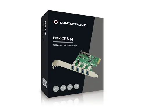EMRICK02G tarjeta y adaptador de interfaz Interno USB 3.2 Gen 1 (3.1 Gen 1) - Imagen 1