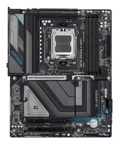 X870 GAMING X WIFI7 Placa Base - Compatible con CPUs AMD Ryzen 9000, 16+2+2 fases VRM, hasta 8000MHz DDR5 (OC), 1xPCIe 5.0 + 2xPCIe 4.0, Wi-Fi 7, LAN 2.5GbE, USB 4 - Imagen 2