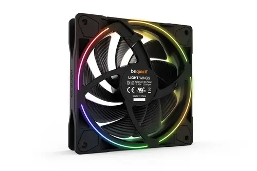 Light Wings | 120mm PWM Triple Pack high-speed Carcasa del ordenador Ventilador 12 cm Negro 3 pieza(s) - Imagen 4