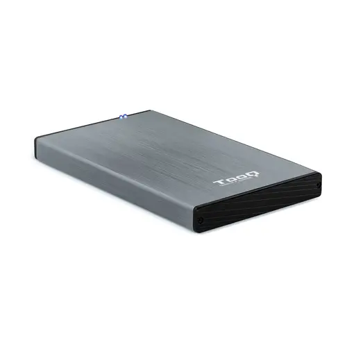 TQE-2527G caja para disco duro externo 2.5" Caja de disco duro (HDD) Negro, Gris - Imagen 1