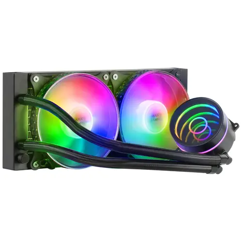 ML-ONE240, Refrigeración Líquida CPU, TDP 400 W, Espejo Infinito, 2 Ventiladores FRGB Silenciosos, Multisocket Universal, Negro - Imagen 1
