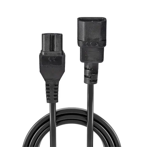 30314 cable de transmisión Negro 2 m C14 acoplador C15 acoplador - Imagen 2