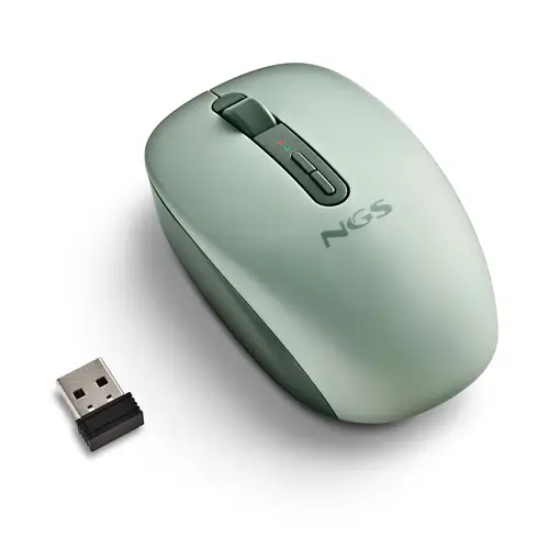 FOG DUAL GREEN ratón Universal Ambidextro RF Wireless + Bluetooth 1600 DPI - Imagen 2