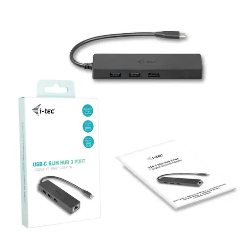 Advance USB-C Slim Passive HUB 3 Port + Gigabit Ethernet Adapter - Imagen 6