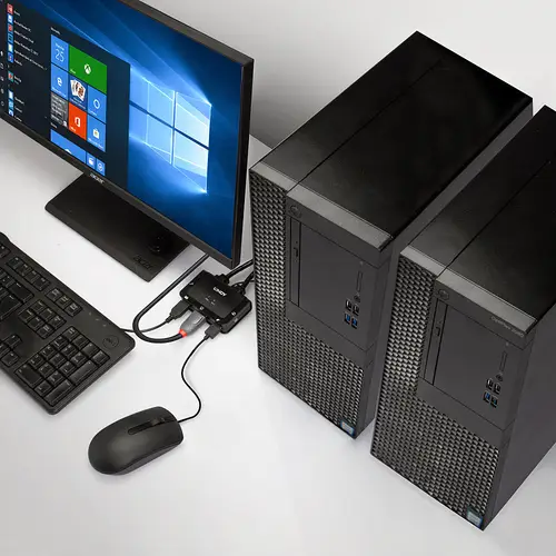 42344 interruptor KVM Montaje en rack Negro - Imagen 4