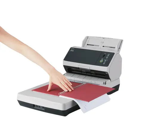 fi-8250 Alimentador automático de documentos (ADF) + escáner de alimentación manual 600 x 600 DPI A4 Negro, Gris - Imagen 3