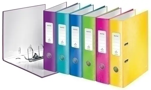 ARCHIVADOR LEITZ WOW A4 180º 80mm SURTID - Pack de 10 unidades