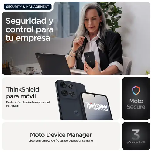 moto g56 5G 17,1 cm (6.72") Ranura híbrida Dual SIM Android 15 USB Tipo C 8 GB 256 GB 5200 mAh Negro - Imagen 6