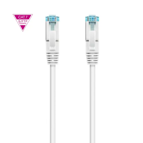 Cable de Red Cat.7 600MHZ LSZH SFTP PIMF AWG26, Blanco, 30 cm - Imagen 2