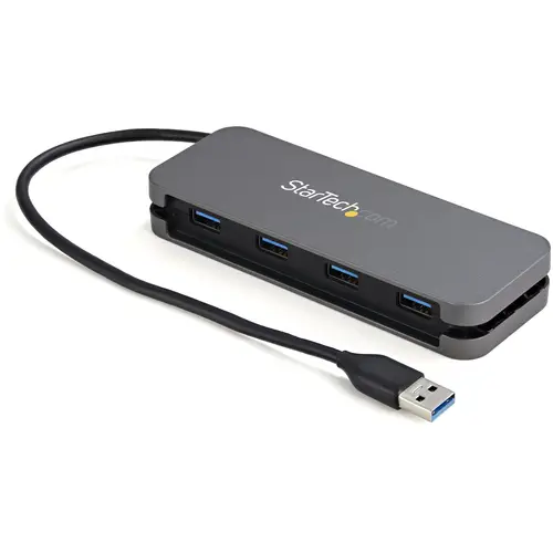 Hub USB 3.0 de 4 Puertos USB-A - Ladrón USB 3.2 Gen 1 SuperSpeed de 5Gbps Portátil Tipo A - Alimentado por el Bus USB - Concentrador USB para Ordenador de Sobremesa o Portátil - Imagen 1