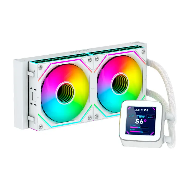 AB324012 sistema de refrigeración para ordenador Procesador Sistema de refrigeración líquida todo en uno 12 cm Blanco 1 pieza(s)