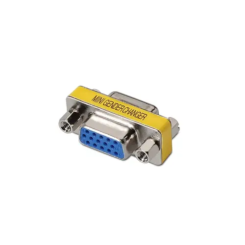 A114-0082 cambiador de género para cable VGA D-sub D-sub Azul, Plata - Imagen 1