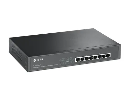 TL-SG1008MP No administrado Gigabit Ethernet (10/100/1000) Energía sobre Ethernet (PoE) 1U Negro - Imagen 2