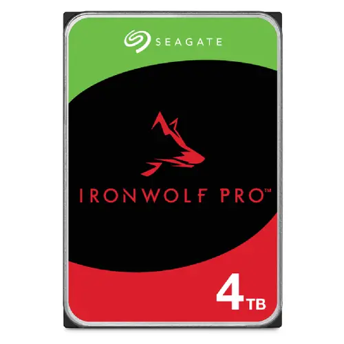 IronWolf Pro ST4000NT001 disco duro interno 4 TB 7200 RPM 256 MB 3.5" - Imagen 1
