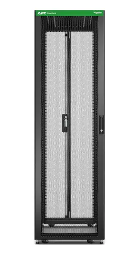 EASY RACK 600MM/42U/800MM WITH ROOF SIDE PANEL CASTORS FEET AND 4 BRACKETS NO BOTTOM BLACK Rack o bastidor independiente Negro - Imagen 3