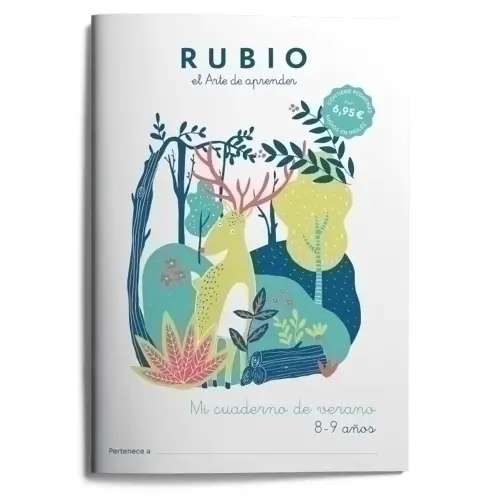 CUADERNO RUBIO A4 VERANO 8-9 - Pack de 5 unidades