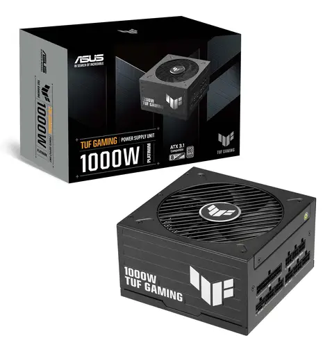 TUF-GAMING-1000P unidad de fuente de alimentación 1000 W 20+4 pin ATX ATX Negro - Imagen 10