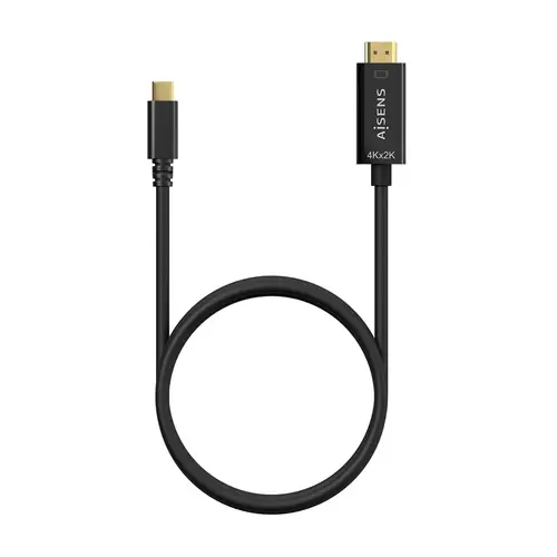 Cable Conversor USB-C A HDMI 4K@30Hz, USB-C/M-HDMI/M, Negro, 1.8M - Imagen 3