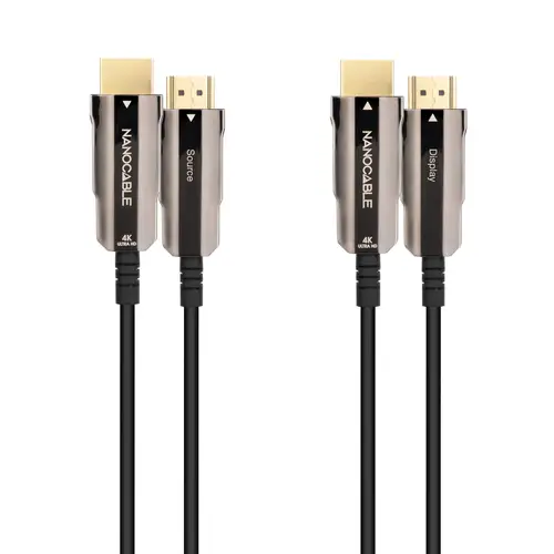 Cable HDMI V2.0 AOC 4K@60Hz 18Gbps A/M-A/M, Negro, 50 m - Imagen 2