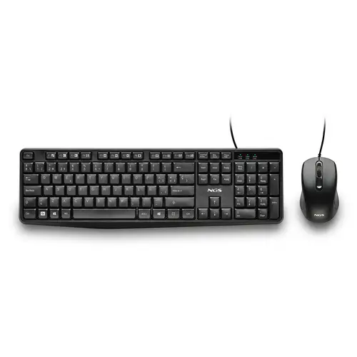 COCOA KIT V2 teclado Ratón incluido Universal USB QWERTY Español Negro - Imagen 1