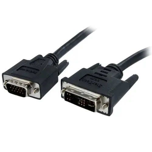 Cable de 1m de DVI-A a VGA Macho a Macho - Analógico Análogo Adaptador de Monitor Pantalla - Imagen 1