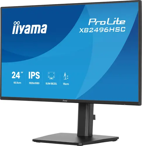 ProLite XB2496HSC-B1 pantalla para PC 61 cm (24") 1920 x 1080 Pixeles Full HD LED Negro - Imagen 3