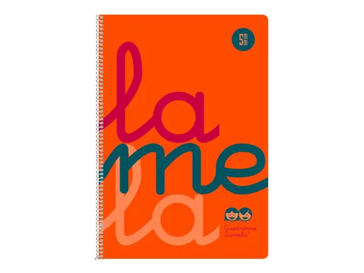 Cuaderno Fº polipropileno C5 80 hojas 90 grs naranja 7FTP005N
