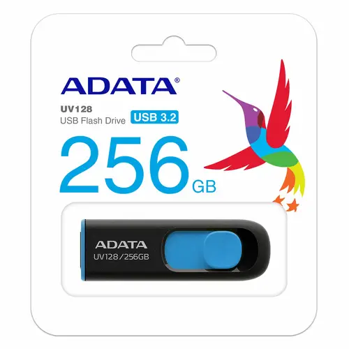 UV128 unidad flash USB 256 GB USB tipo A 3.2 Gen 1 (3.1 Gen 1) Negro, Azul - Imagen 4
