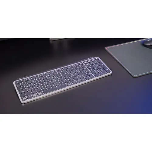 MK-SILENKEYS teclado Universal RF Wireless + Bluetooth QWERTY Español Negro - Imagen 5
