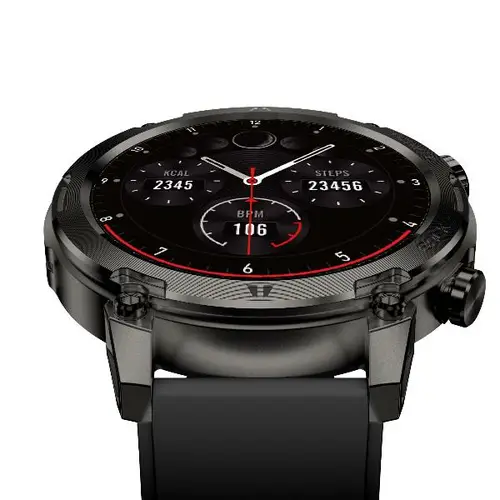 NXSWTRAILROUND Relojes inteligentes y deportivos 3,53 cm (1.39") Digital 360 x 360 Pixeles Pantalla táctil Negro - Imagen 2