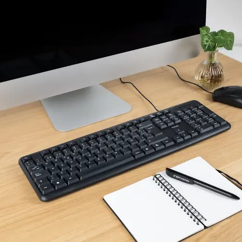 Teclado USB, 104 teclas, Negro - Imagen 3
