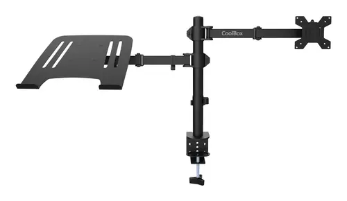 Soporte de dos brazos para monitor y portátil MP01 - Imagen 1