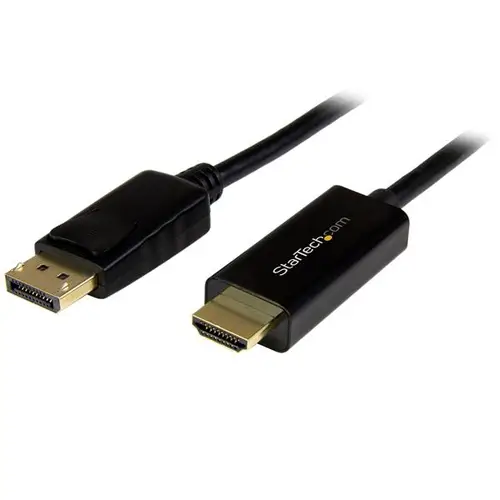 Cable Conversor DisplayPort a HDMI de 1m - Color Negro - Ultra HD 4K - Imagen 1