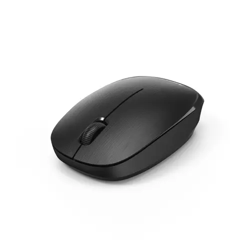 Hama | Ratón MW-110 Negro (Ratón óptico inalámbrico y compacto con nano receptor, para diestros y zurdos), color negro.