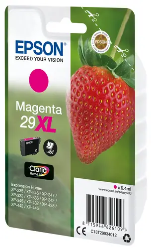Strawberry Singlepack Magenta 29XL Claria Home Ink - Imagen 2