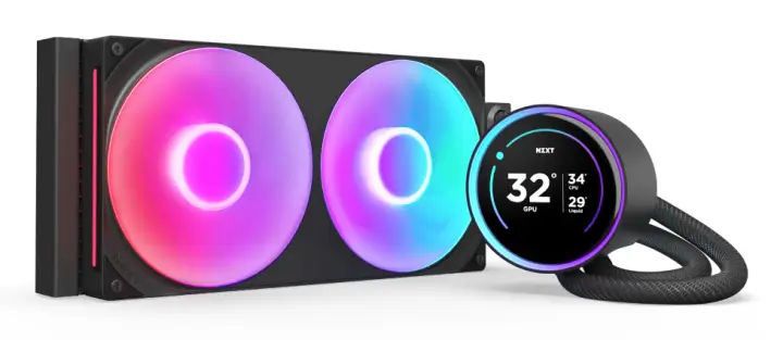 Kraken Elite 280 RGB Procesador Sistema de refrigeración líquida todo en uno 14 cm Negro 1 pieza(s)