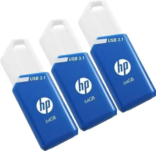x755w Triple Pack unidad flash USB 64 GB USB tipo A 3.2 Gen 1 (3.1 Gen 1) Azul, Blanco - Imagen 1