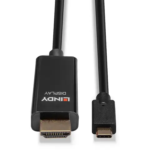 43315 adaptador de cable de vídeo 5 m USB Tipo C HDMI tipo A (Estándar) Negro - Imagen 4