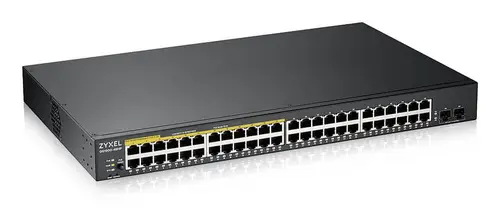 GS1900-48HPv2 Gestionado L2 Gigabit Ethernet (10/100/1000) Energía sobre Ethernet (PoE) Negro - Imagen 2