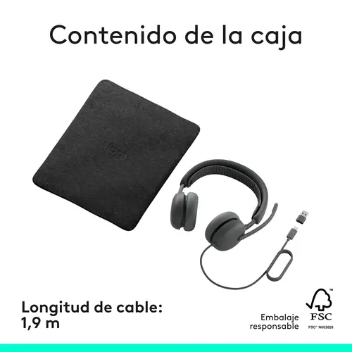 Zone Wired 2: auriculares con cancelación de ruido y tecnología híbrida adaptativa ANC, USB-C con adaptador USB-A, Grafito - Imagen 15