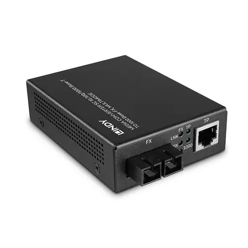 25119 convertidor de medio 850 nm Multimodo Negro - Imagen 1